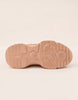 Chunky sole with gold chain sneakers for girl, women's