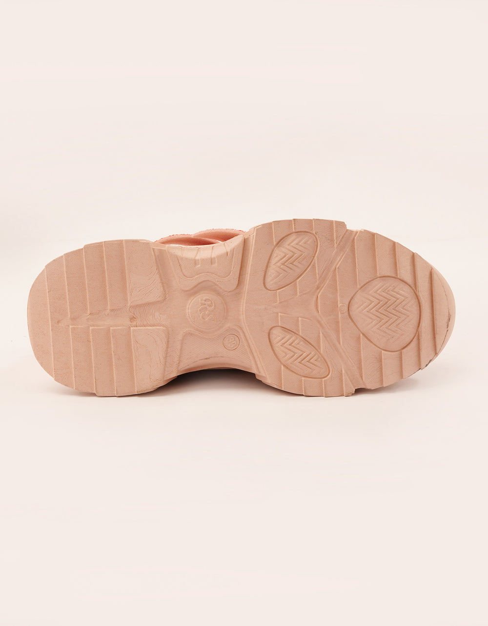 Chunky sole with gold chain sneakers for girl, women's