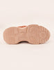 Chunky sole with gold chain sneakers for girl, women's