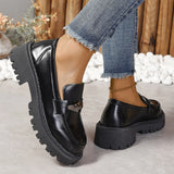 2024 Spring Summer Comfortable Soft Temu Slope Heel Women's Shoes Korean Style Simple Fashion Flat Shoes Rubber Sole loafer 🔥