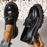 2024 Spring Summer Comfortable Soft Temu Slope Heel Women's Shoes Korean Style Simple Fashion Flat Shoes Rubber Sole loafer 🔥