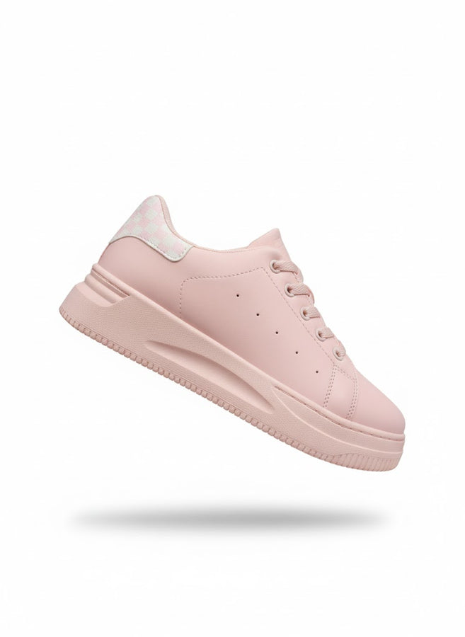 New Women Casual Walking Shoes Summer Flat Lace Up Leather High Quality Sneakers Fashion Flat-Bottomed Female Gump Sneakers