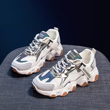 Dad Shoes for Women, Spring and Autumn 2026 New Model, Popular Breathable Versatile Casual Shoes, Thick-Soled White Sneakers, Trendy