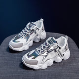 Dad Shoes for Women, Spring and Autumn 2026 New Model, Popular Breathable Versatile Casual Shoes, Thick-Soled White Sneakers, Trendy