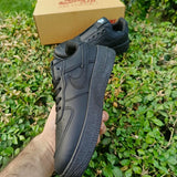 WOMENS All-Black Casual Sneakers | AF1-Inspired