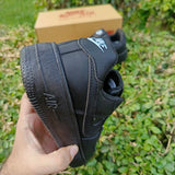 WOMENS All-Black Casual Sneakers | AF1-Inspired