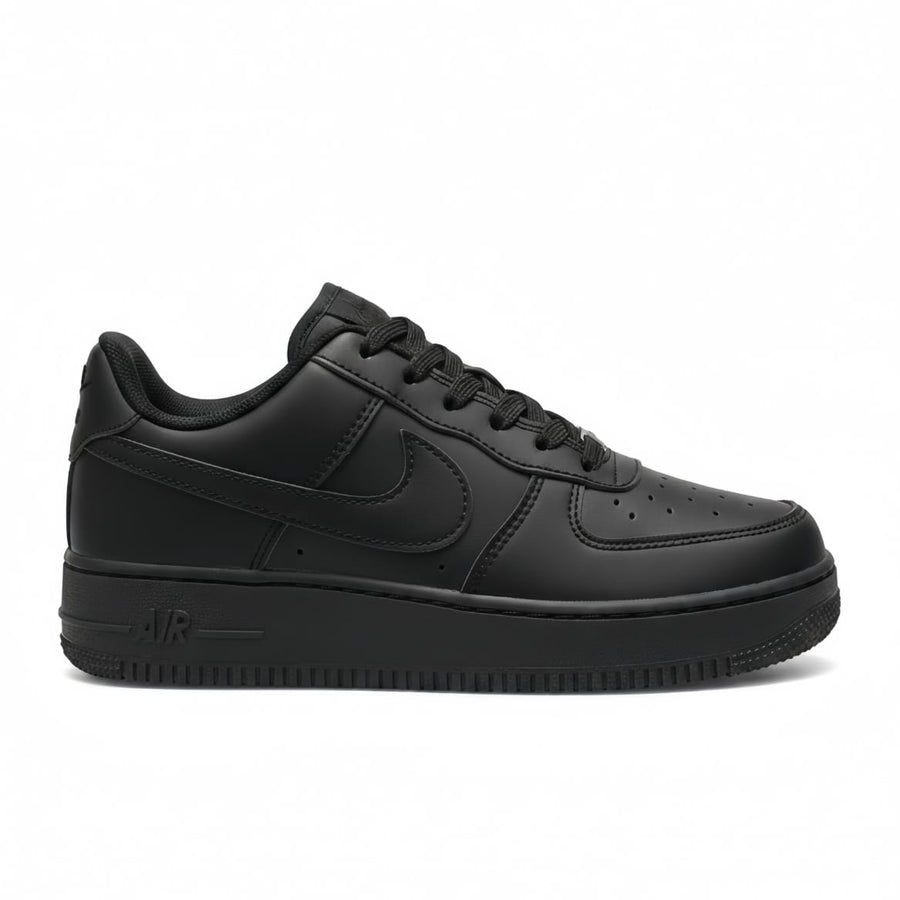 Men’s Classic Air Force Style Sneakers – All Black (Street Edition)