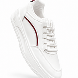 Women's White Casual Sneakers – Lightweight Comfortable Fashion Shoes