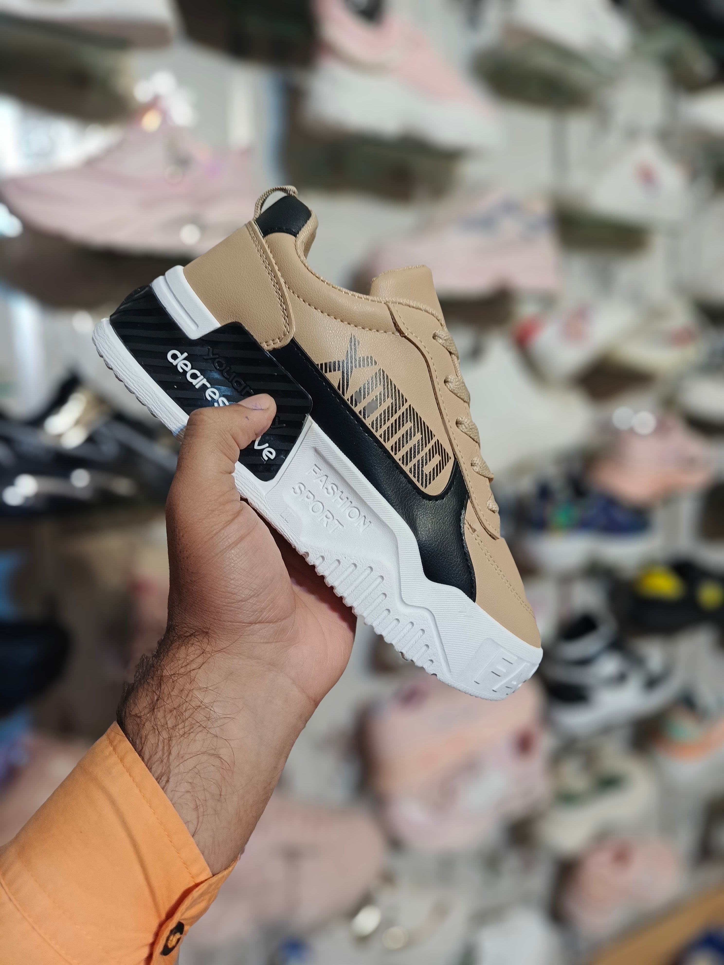 Xmma fashion sneaker for girl/women
