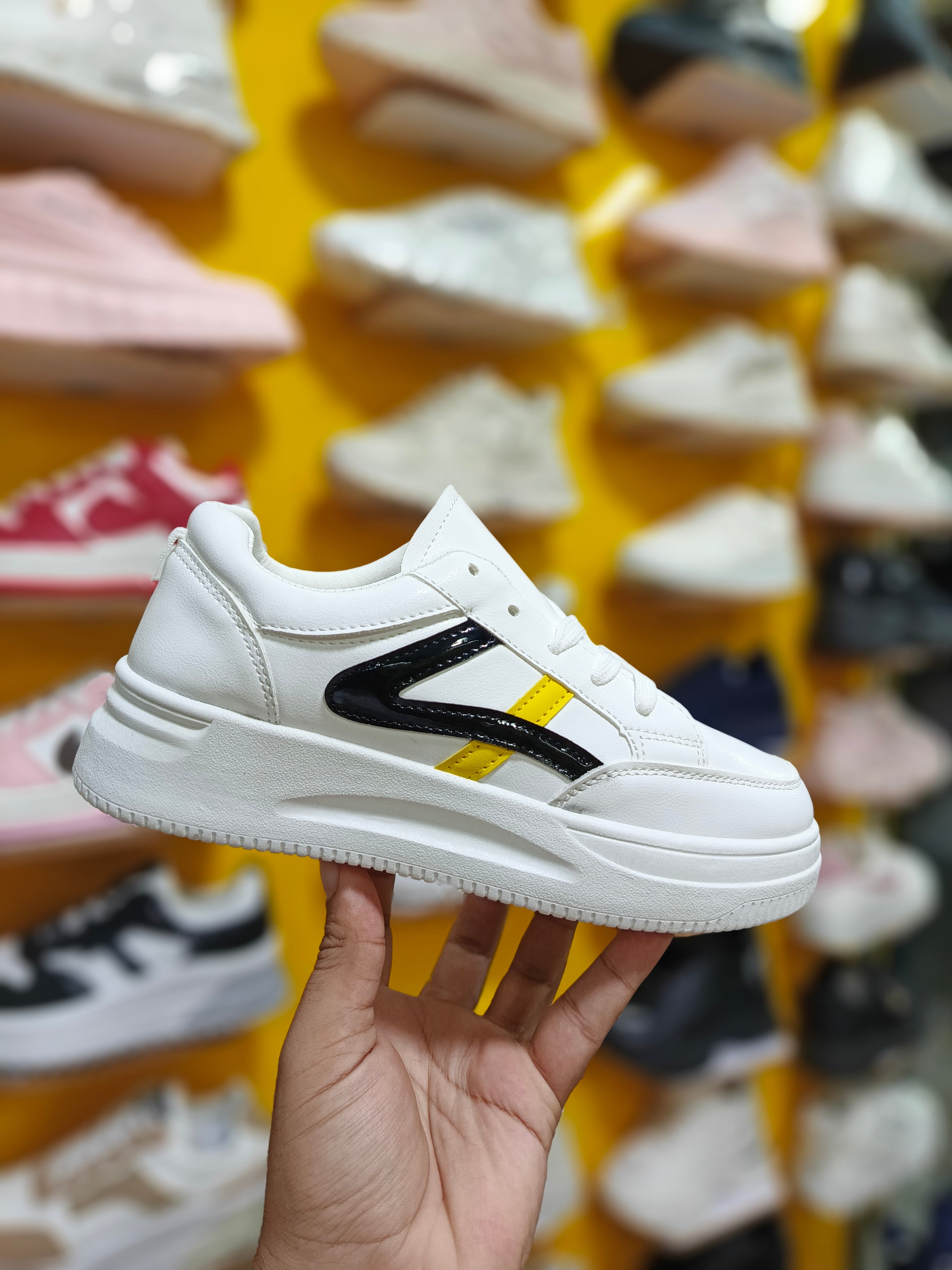 New Women Casual Walking Shoes Summer Flat Lace Up Leather High Quality Sneakers Fashion Flat-Bottomed Female Gump Sneakers
