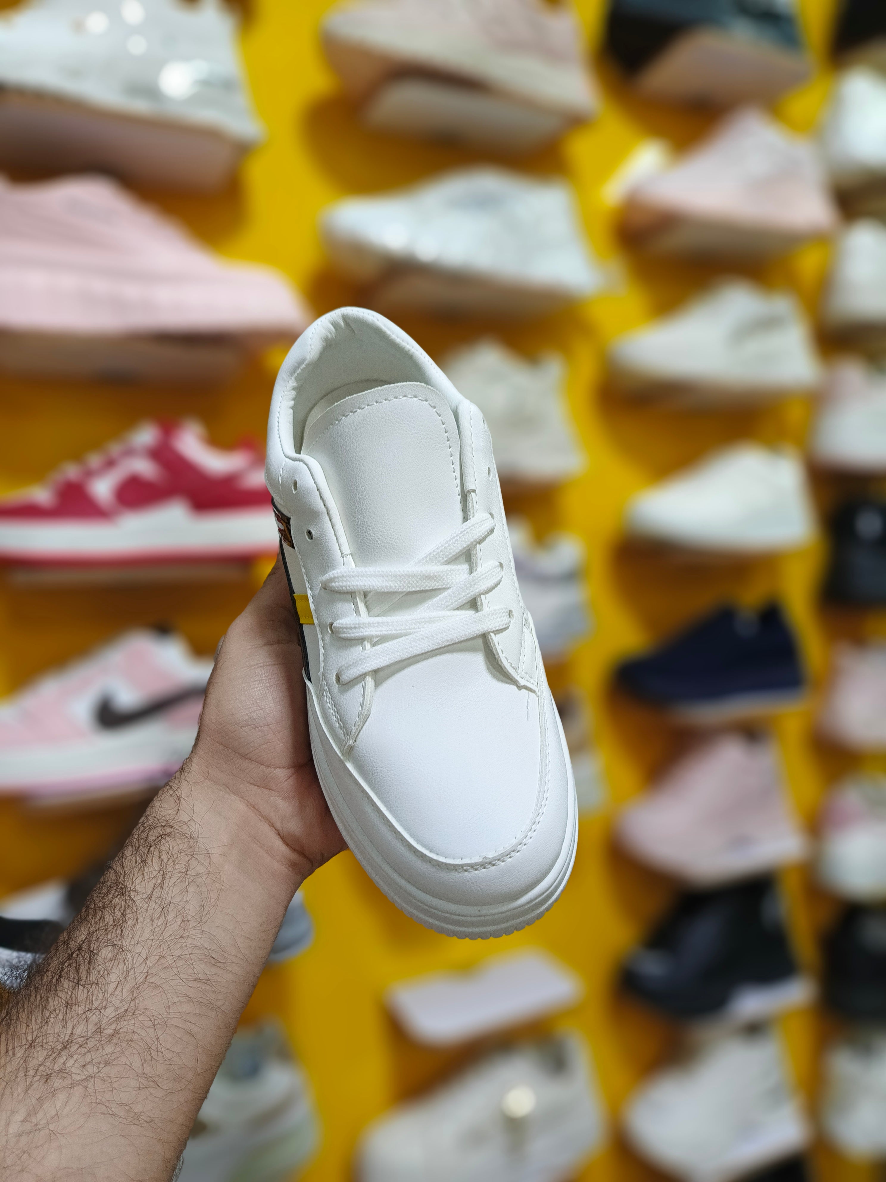 New Women Casual Walking Shoes Summer Flat Lace Up Leather High Quality Sneakers Fashion Flat-Bottomed Female Gump Sneakers