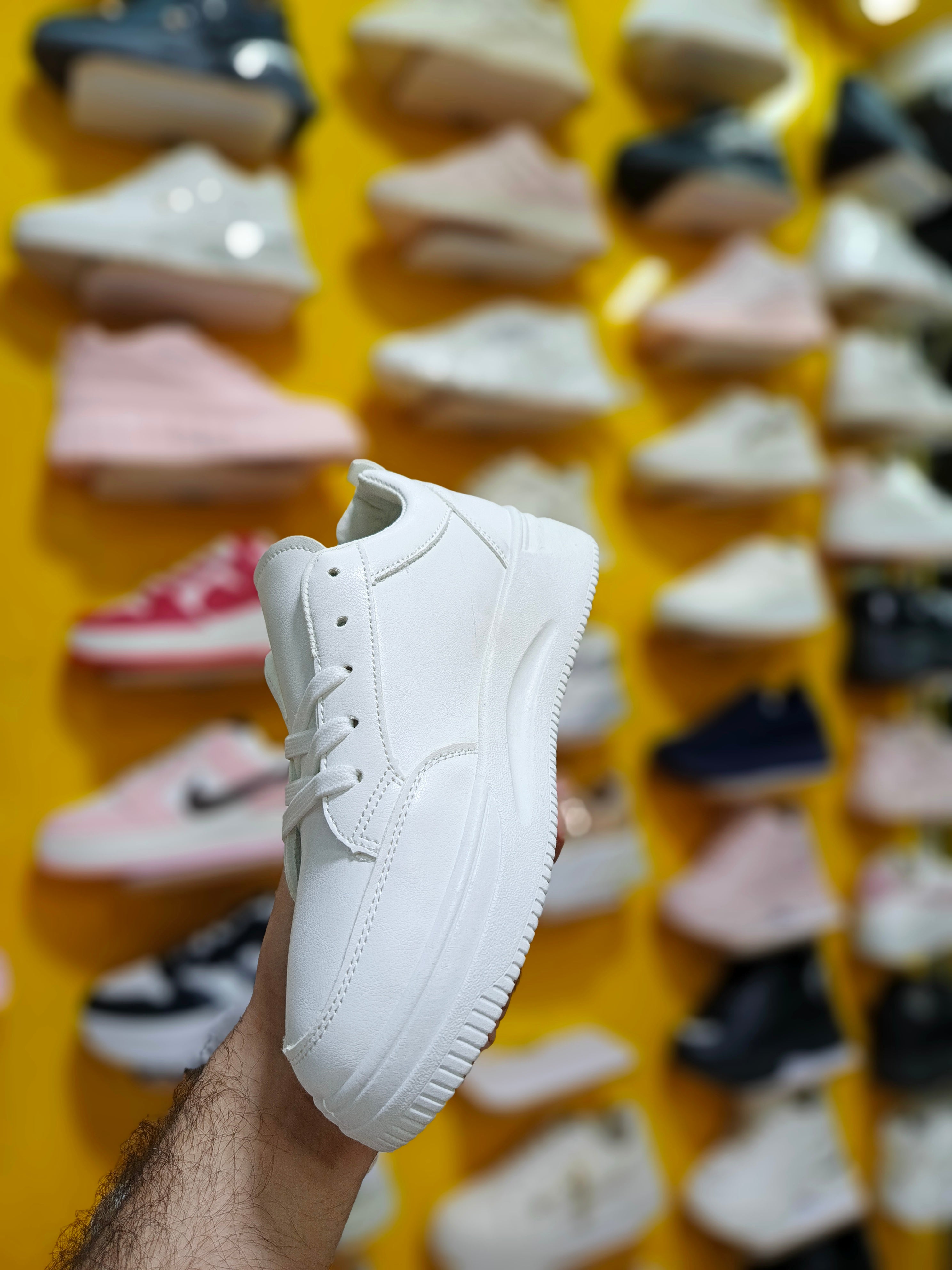 New Women Casual Walking Shoes Summer Flat Lace Up Leather High Quality Sneakers Fashion Flat-Bottomed Female Gump Sneakers