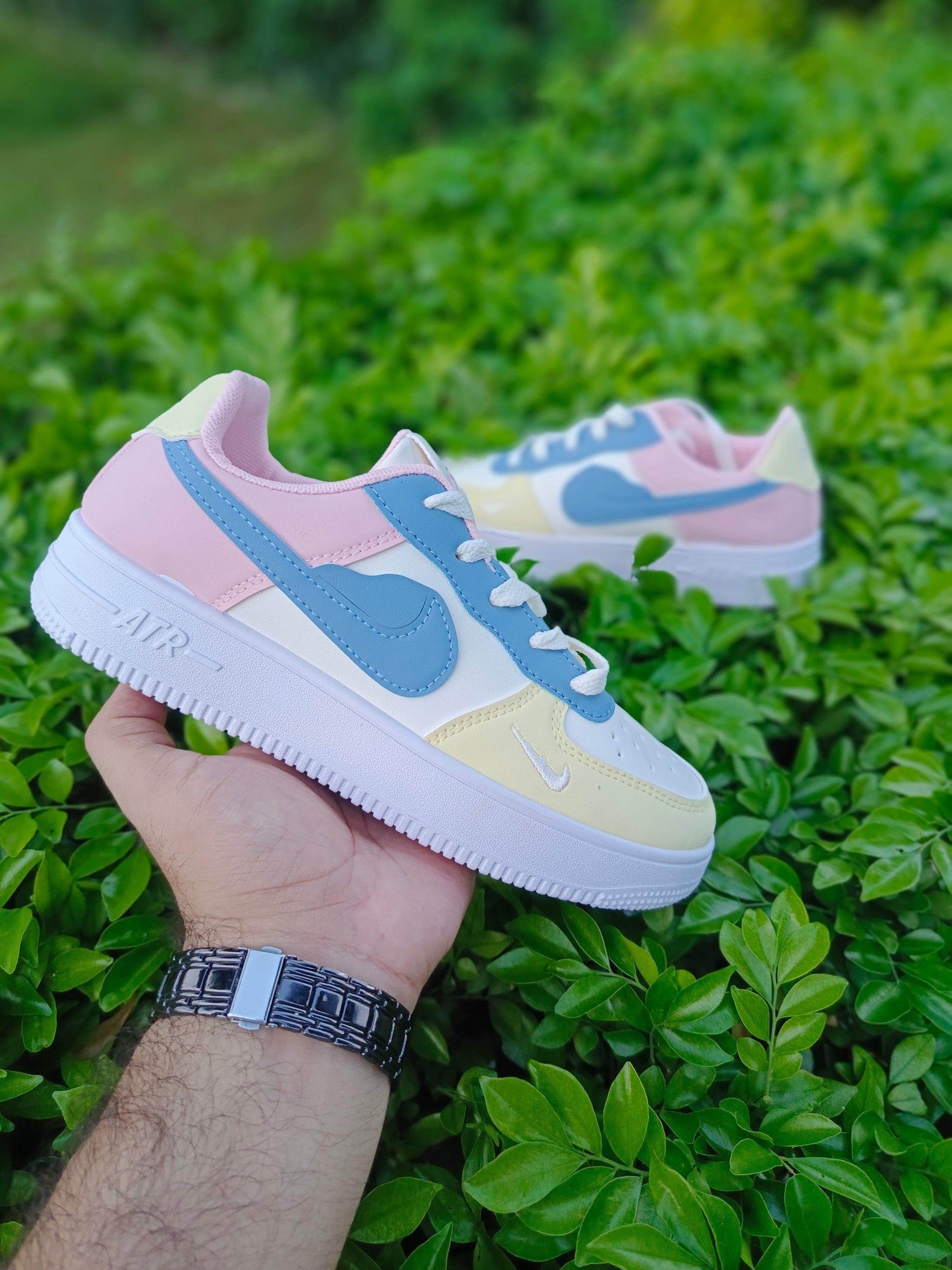 Pastel Air Colorblock Sneakers – Women’s Stylish Comfort Shoes 🔥