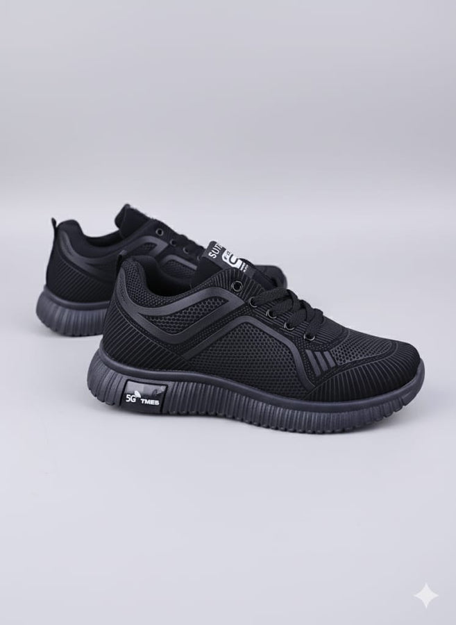 Women’s Black Mesh Sneakers – Lightweight & Stylish Casual Shoes