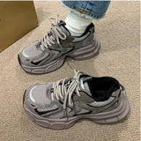 2025 Thick Purple Running Shoes for Women