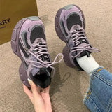2025 Thick Purple Running Shoes for Women