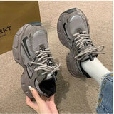 2025 Thick Purple Running Shoes for Women
