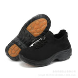 Cross-border Explosions Upgraded Non-slip plus size Women's Shoes Mother Shoes Socks Shoes Casual Flying Weaving Women's Shoes Shake Shoes for Women