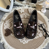 Japanese-Style College Leather Shoes Original Thick-Soled Height-Increasing Round-Toe Jk Uniform Ultra-Soft Comfortable Student Lolita Luolit