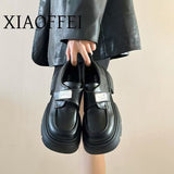 College Style Joker Small Leather Shoes Women's 2025 Spring New Work Loafers Mary Jane British Style Platform Shoes
