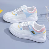 Casual Joker Platform Slab Shoes Sports Color Matching White Shoes Women's 2025 Spring New Explosions Casual Shoes for Children