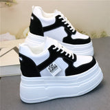 Explosive all-match soft bottom new white shoes wear-resistant thick bottom board shoes increased women's shoes small slim shoes women