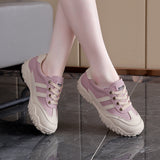 2026 New Flat German Training Shoes for Women, Lace-Up Casual Sneakers, Versatile Board Shoes, Sports Shoes, Women's White Shoes L08010