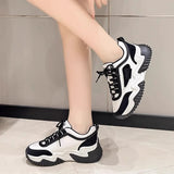 Women's Shoes 2025 Autumn New Women's Shoes Thick-Soled Breathable Dad Shoes Women's Casual Sports Shoes Popular Sneakers for Women