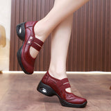 Square Dance Shoes Women's Soft Sole Not Tired Feet Middle-aged and Elderly Mothers Dance Shoes Comfortable Breathable Work Shoes Air Cushion Dance Shoes