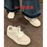 Vintage Niche Board Shoes Women's Ins Trendy 2025 Spring New Thick-soled All-match Casual Sports Student Fashion Single-layer Shoes