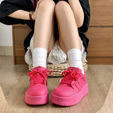 Yellow platform height-increasing board shoes for women 2024 new summer high-value foreign-style comfortable casual sneaker women