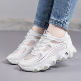 Breathable Mesh Women's Dad Shoes 2026 Spring and Summer Trendy New Flat Thick-Soled Versatile Casual Sports Shoes for Women