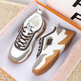 Women's Shoes 2025 Autumn New Women's Shoes Thick-Soled Breathable Dad Shoes Women's Casual Sports Shoes Popular Sneakers for Women