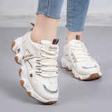 2026 New Spring and Autumn Wear-Resistant Soft-Soled Dad Shoes for Women, Non-Slip Sports Shoes, Lightweight Women's Fashionable Casual Shoes