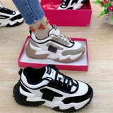 2025 Spring and Autumn Women's Shoes Thick-Soled Dad Shoes Student Women's Shoes Casual Versatile Comfortable Sports Women's Shoes Comfortable Trendy Style