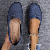 Large Size Popular Foreign Trade Stitched Laser Women's Flats Loafers Foreign Trade Cross-Border E-Commerce Supply Retro