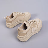 Popular Dad Sneakers for Women, Spring and Autumn Versatile Thick-Soled 2026 New Model, Trendy Casual Sports Shoes for Women, Student Running Shoes
