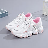 2026 Hot-Selling Spring Outdoor Running Sports Shoes Korean Style Soft-Soled Casual Shoes Mesh Versatile Thick-Soled Dad Shoes for Women