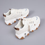 2026 New Spring and Autumn Wear-Resistant Soft-Soled Dad Shoes for Women, Non-Slip Sports Shoes, Lightweight Women's Fashionable Casual Shoes