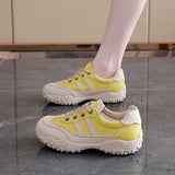 2026 New Flat German Training Shoes for Women, Lace-Up Casual Sneakers, Versatile Board Shoes, Sports Shoes, Women's White Shoes L08010
