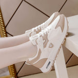 Women's Forrest Gump Shoes 2025 Summer New Leather Lightweight All-match Running Sports Casual Women's Shoes Flat Small Leather Shoes