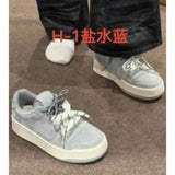 Vintage Niche Board Shoes Women's Ins Trendy 2025 Spring New Thick-soled All-match Casual Sports Student Fashion Single-layer Shoes