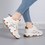 2026 New Spring and Autumn Wear-Resistant Soft-Soled Dad Shoes for Women, Non-Slip Sports Shoes, Lightweight Women's Fashionable Casual Shoes
