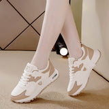 Women's Forrest Gump Shoes 2025 Summer New Leather Lightweight All-match Running Sports Casual Women's Shoes Flat Small Leather Shoes