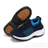 Cross-border Explosions Upgraded Non-slip plus size Women's Shoes Mother Shoes Socks Shoes Casual Flying Weaving Women's Shoes Shake Shoes for Women