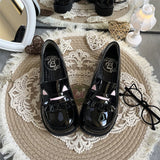 Japanese-Style College Leather Shoes Original Thick-Soled Height-Increasing Round-Toe Jk Uniform Ultra-Soft Comfortable Student Lolita Luolit