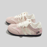 Bell 2026 Spring New Thin-Soled Fashion Sneakers for Women, Autumn Versatile Flat German Training Shoes, Round-Toe Casual Shoes for Women