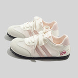 Bell 2026 Spring New Thin-Soled Fashion Sneakers for Women, Autumn Versatile Flat German Training Shoes, Round-Toe Casual Shoes for Women