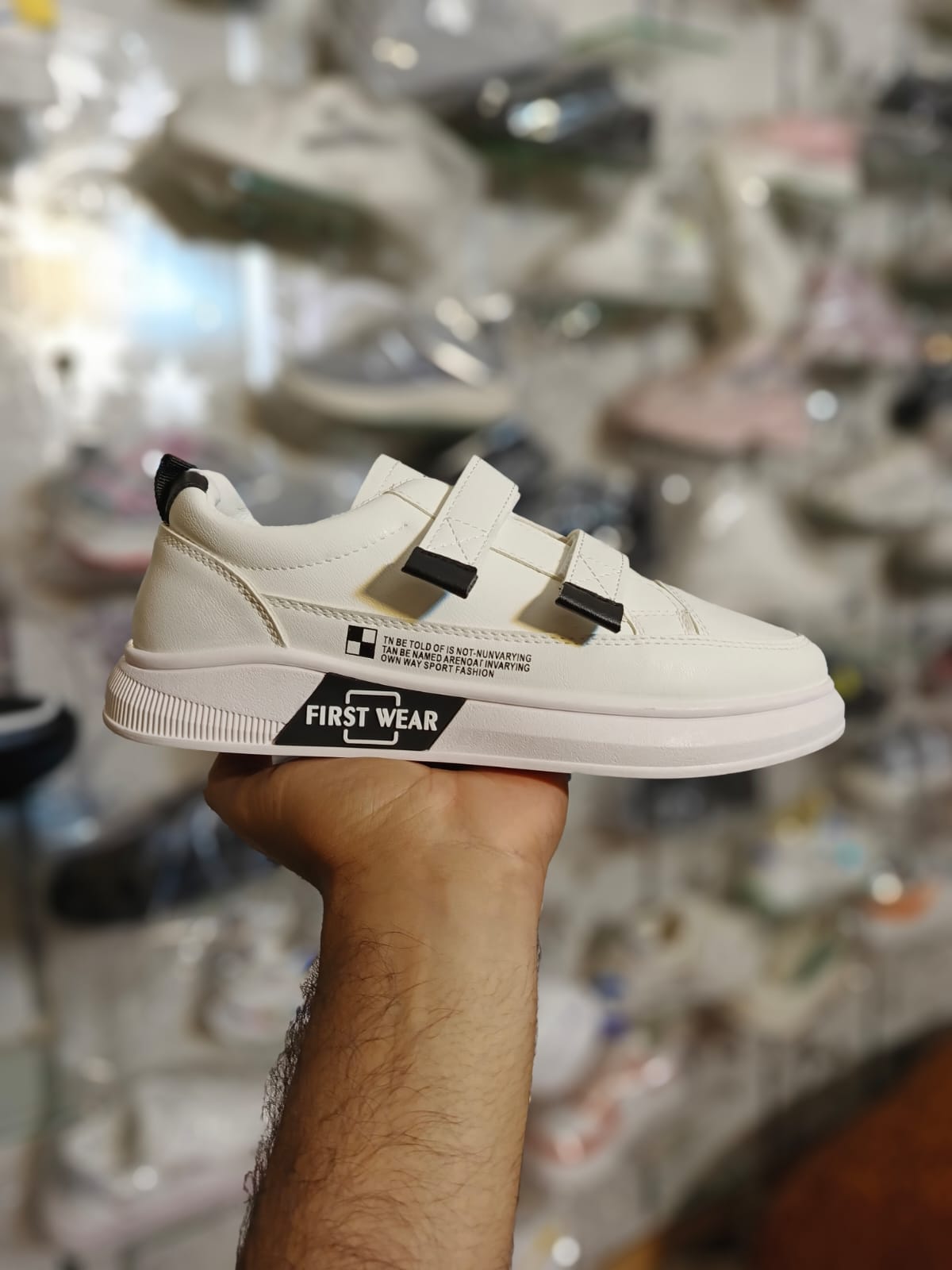 double strap flat easy wear sneakers for girl/women