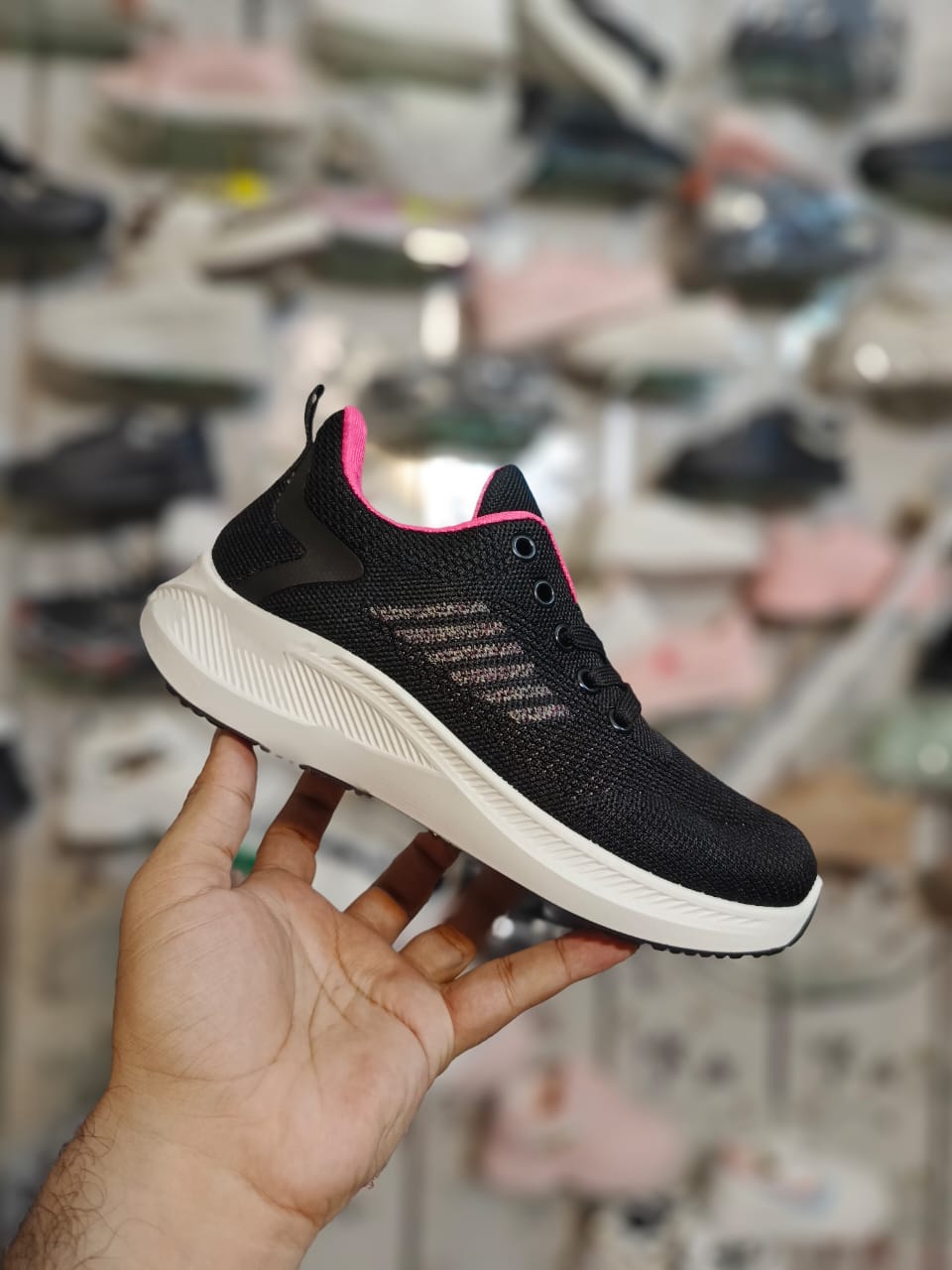 Women's sports shoes Breathable casual soft sole single shoes autumn flying mesh ss hoerunning shoes